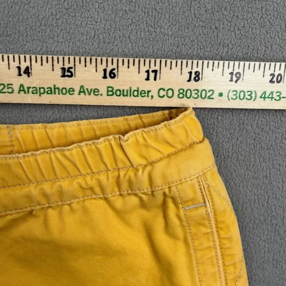 Vintage Polo Jeans Co. Shorts Mens Large Yellow RL-67 Button Fly Boating Baggy - Picture 8 of 13